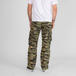 IH-737-TSC , 10oz Sateen Camouflage Cargo Pants - Tiger Stripe