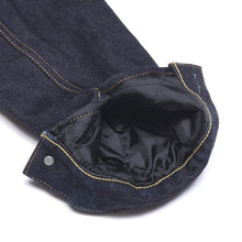 Load image into Gallery viewer, IHJ-115-IND, Iron Heart 14oz Selvedge Denim Black Fleece Lined Modified Type III