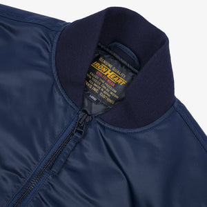 IHM-43-NAV,  Nylon Type L-2B Flight Jacket - Navy Blue