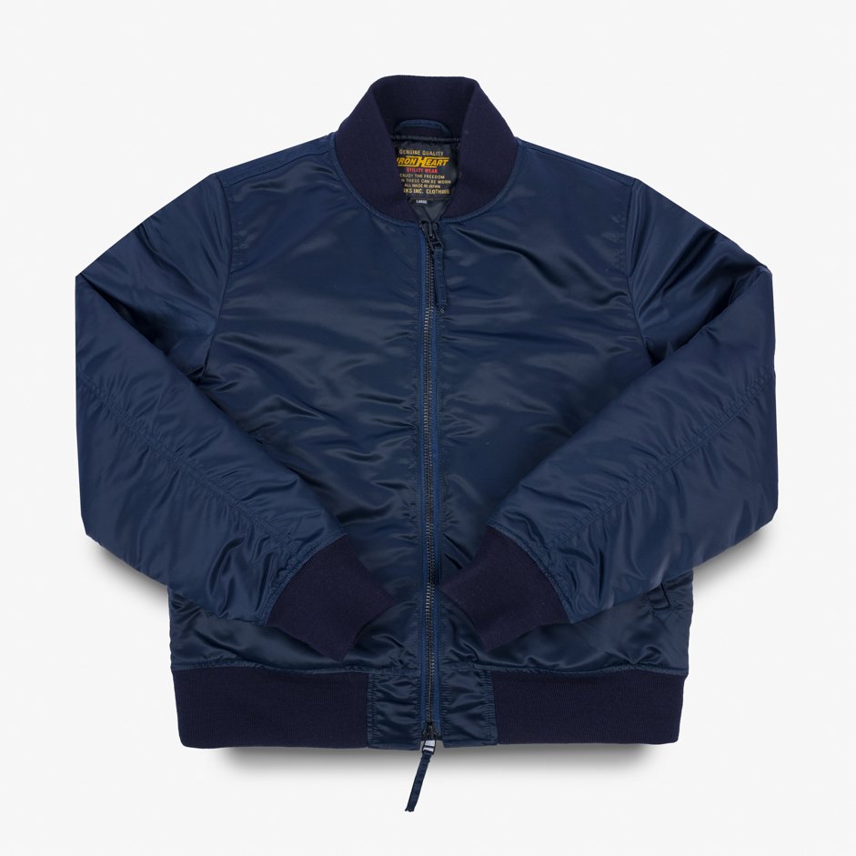 IHM-43-NAV,  Nylon Type L-2B Flight Jacket - Navy Blue