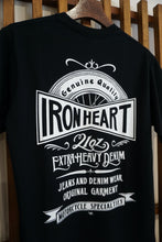 Load image into Gallery viewer, Iron Heart 7.5oz Loopwheel T-Shirt Black