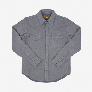 IHSH-254-GRY Iron Heart Kersey Western Shirt - Grey