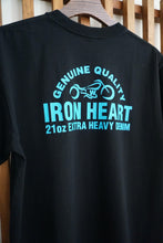 Load image into Gallery viewer, Iron Heart 7.5oz Loopwheel T-Shirt BLACK