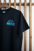 Load image into Gallery viewer, Iron Heart 7.5oz Loopwheel T-Shirt BLACK