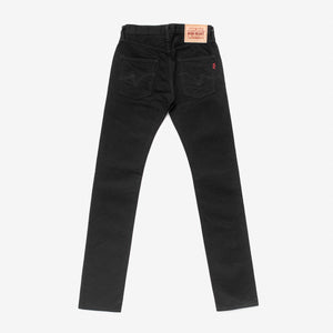 Iron Heart 14oz Selvedge Denim Slim Tapered Jeans - Black/Black