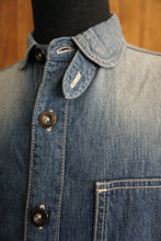 Load image into Gallery viewer, MOMOTARO 8oz Washed Selvedge Jail Pocket Shirt